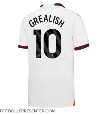 Manchester City Jack Grealish #10 Borta Matchtröja 2023-24 Kortärmad